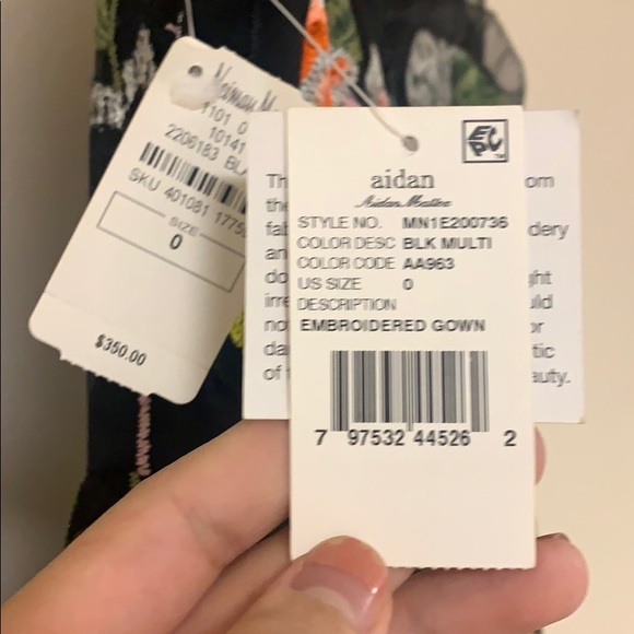 BEAUTIFUL Fully Embroidered Floral Gown - Picture 10 of 10